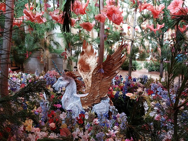 Une forêt de fées décore la chapelle de Sant Lluc pour Gérone, Temps de Flors