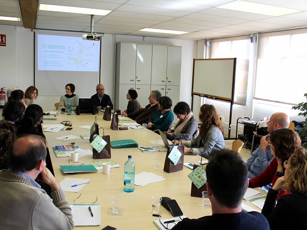 Iura i Allem, associacions de Girona i Lleida, es reuneixen a la Fundació Ramon Noguera