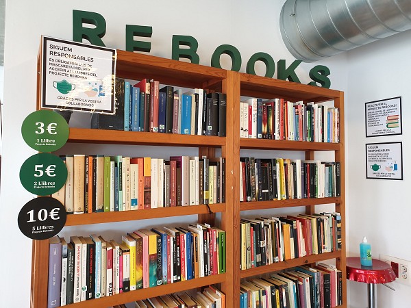 Reactivem la venda de llibres 'Rebooks' al Taller Degustació