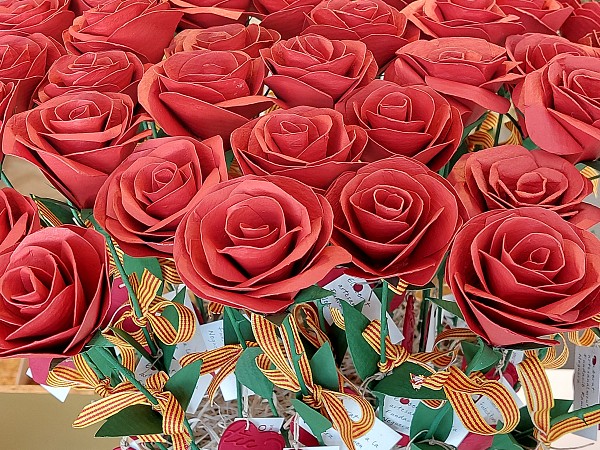 Por Sant Jordi regala rosas y libros con valor social