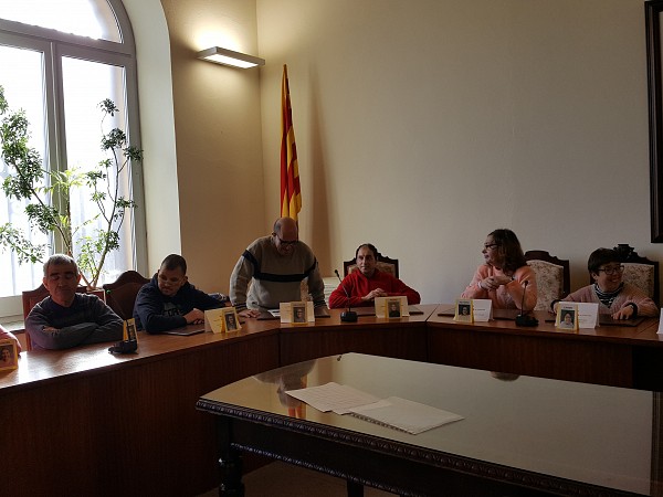 Concejales por un día en el Ayuntamiento de Llagostera