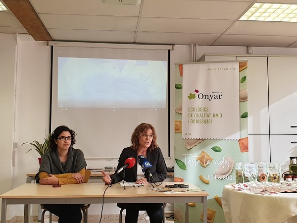 Nouvelle usine alimentaire Onyar, les seules pâtes fraîches biologiques à usage social en Catalogne