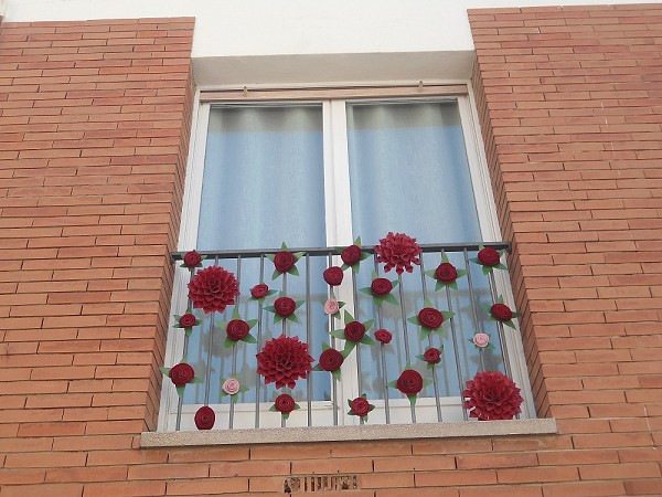 2nd runner-up in the balcony decoration competition awarded at the Llagostera Residence Hall